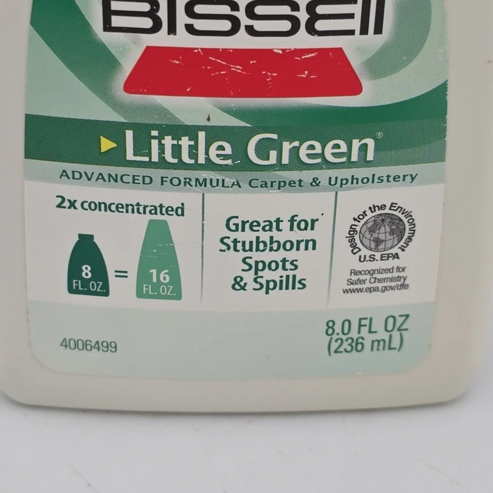 Bissell Little Green Advanced Formula Clean Carpet Upholstry 8 oz New